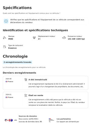Mini Cooper S f56 - 2020