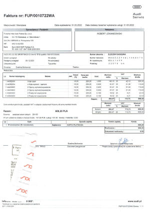 Audi Q3 Sportback ex Lewandowski - 2020