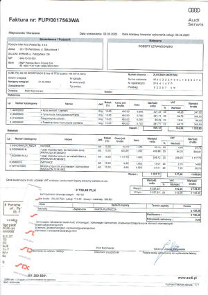 Audi Q3 Sportback ex Lewandowski - 2020