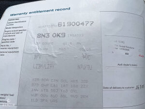 Audi TT Quattro Sport RHD - 2005