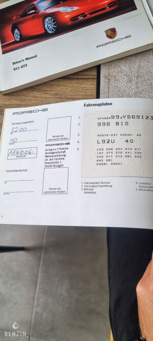 Porsche 911 type 996 GT3 - 2000