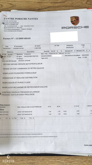 Porsche 911 type 996 GT3 - 2000
