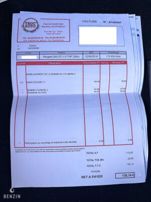 Peugeot 208 GTI 1ère main - 2016