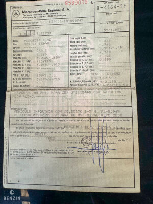 Mercedes-Benz 230E W124 - 1992