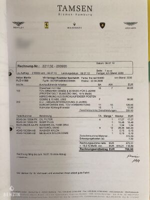 Aston Martin V8 Vantage Roadster 10k km - 2008
