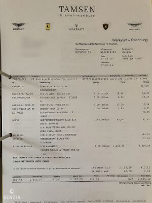 Aston Martin V8 Vantage Roadster 10k km - 2008