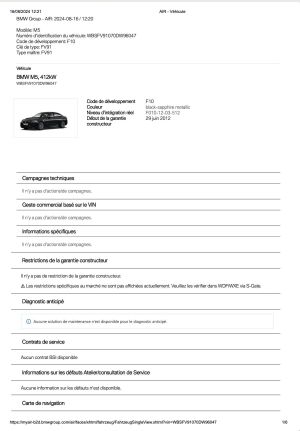 BMW M5 F10 63k km - 2012