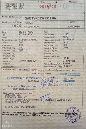 Westfield Super 7 - 1986