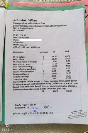 Citroën BX Sport *Projet - 1986