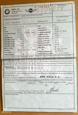 BMW 630i e63 20k km - 2007