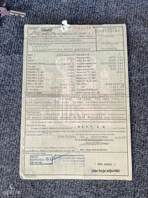 Volkswagen T3 Caravelle Carat - 1989