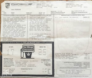 Porsche 911 Type 964 RS America - 1994