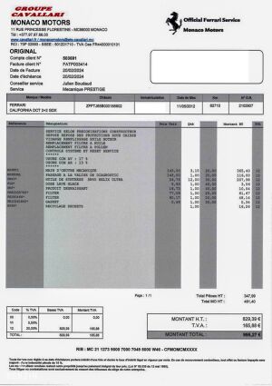 Ferrari California 30 - 2012