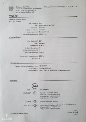 Audi RS4 Avant B7 - 2007
