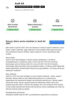 Audi RS4 Avant B7 - 2007