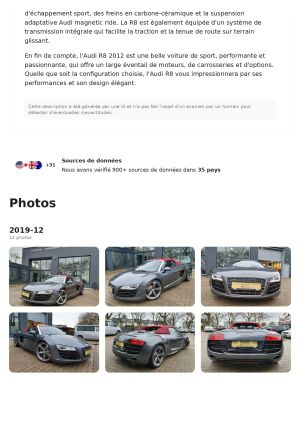 Audi R8 V10 Spyder - 2012