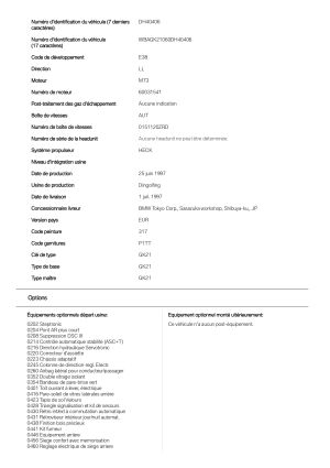 BMW 750iL e38 - 1997