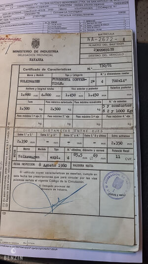 Volkswagen Combi T2a - 1971