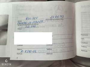 Mercedes-Benz 600 SEC C140 - 1993