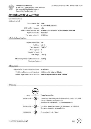 Aston Martin V8 Vantage - 2008