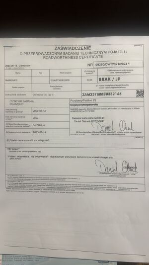 Maserati Quattroporte Evoluzione V8 - 1999