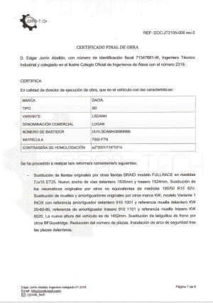 Dacia Logan CUP - 2007