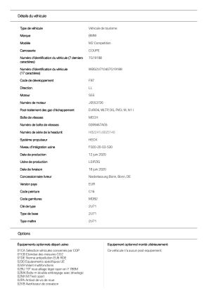 BMW M2 Competition LCI - 2020