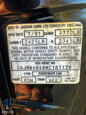 Jaguar XJS V12 Convertible - 1992