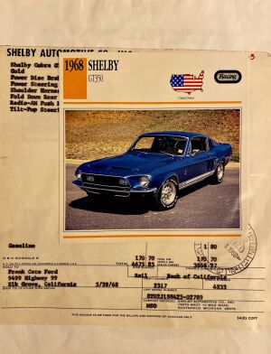 Ford Mustang Shelby GT350 - 1968