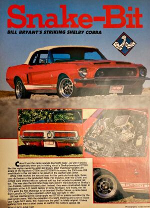Ford Mustang Shelby GT350 - 1968