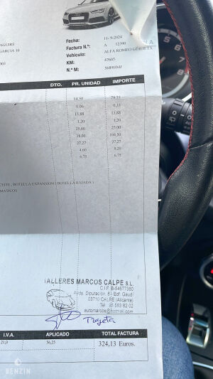 Alfa Romeo Giulietta 1750 TBI QV*48k km - 2012