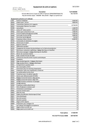 Porsche 911 type 996 Carrera - 2001