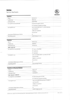 Skoda Octavia RS 1ère main - 2018