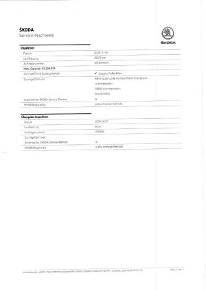 Skoda Octavia RS 1ère main - 2018