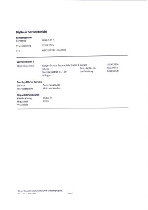 Mercedes-Benz C63S T W205 - 2015