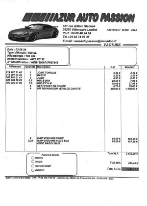 Mercedes-Benz 500 SL R129 - 1994