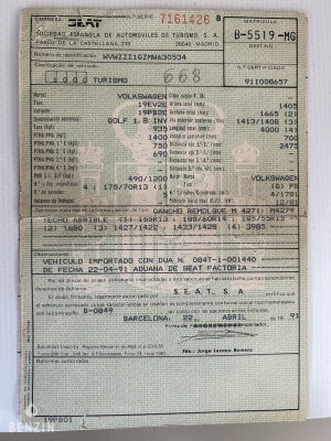 Volkswagen Golf 2 GTI - 1991