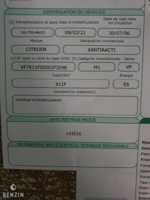 Citroën Xantia Activa 2.0 Turbo CT - 1996