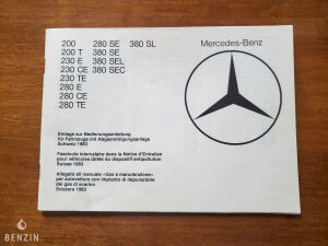 Mercedes-Benz 230CE W123 - 1983