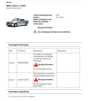BMW 323ci e46 Cabriolet - 2000