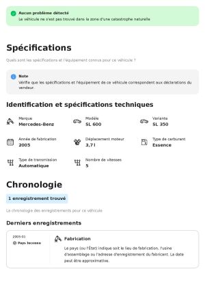 Mercedes-Benz SL 350 R230 60k km - 2005
