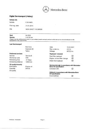 Mercedes-Benz C63 AMG T - 2014