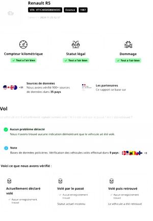 Renault Super 5 GT Turbo 105k km - 1986