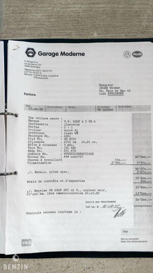 Volkswagen Golf 3 VR6 Vortex - 1992