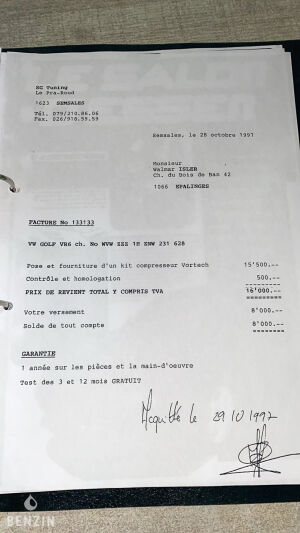 Volkswagen Golf 3 VR6 Vortex - 1992