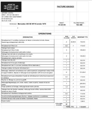 Mercedes-Benz 350 SE W116 - 1975
