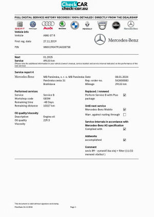 Mercedes-Benz AMG GT-R Roadster - 2019