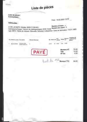 BMW M3 e36 3.0 - 1993