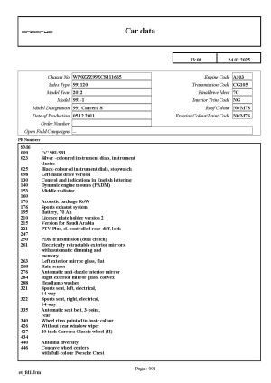 Porsche 911 type 991 Carrera S - 2012