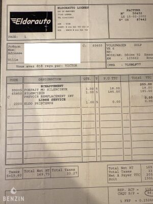 Volkswagen Golf 3 VR6 OBD1 - 1992